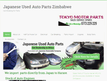 Tablet Screenshot of japaneseusedparts.net